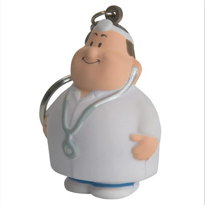 New Design Doctor Bert Keychain PU Stress Reliever/Stress Ball /Stress toy