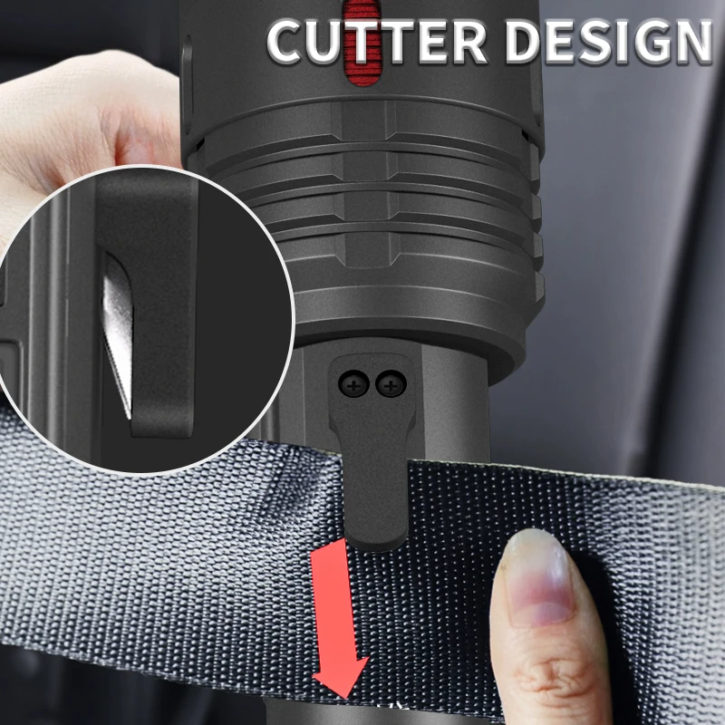 aeternam p70 white laser cutter design tail magnet zoomable power bank waterproof torch light rechargeable usb led flashlight