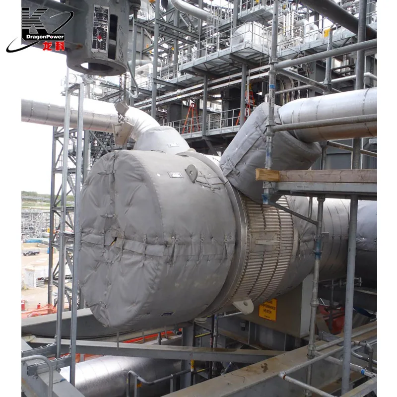 Industrial heat exchanger thermal insulation jacket