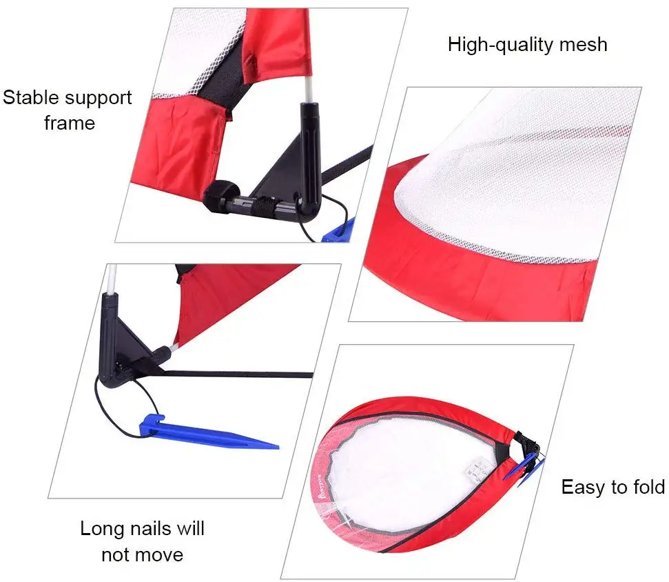 pop up Soccer Goal Set Soccer Goals for Backyard- Portable Soccer Nets with Carry Bag for Indoor & Outdoor Sports