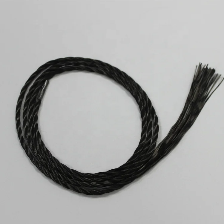 Black High Strength Carbon Fiber Rope
