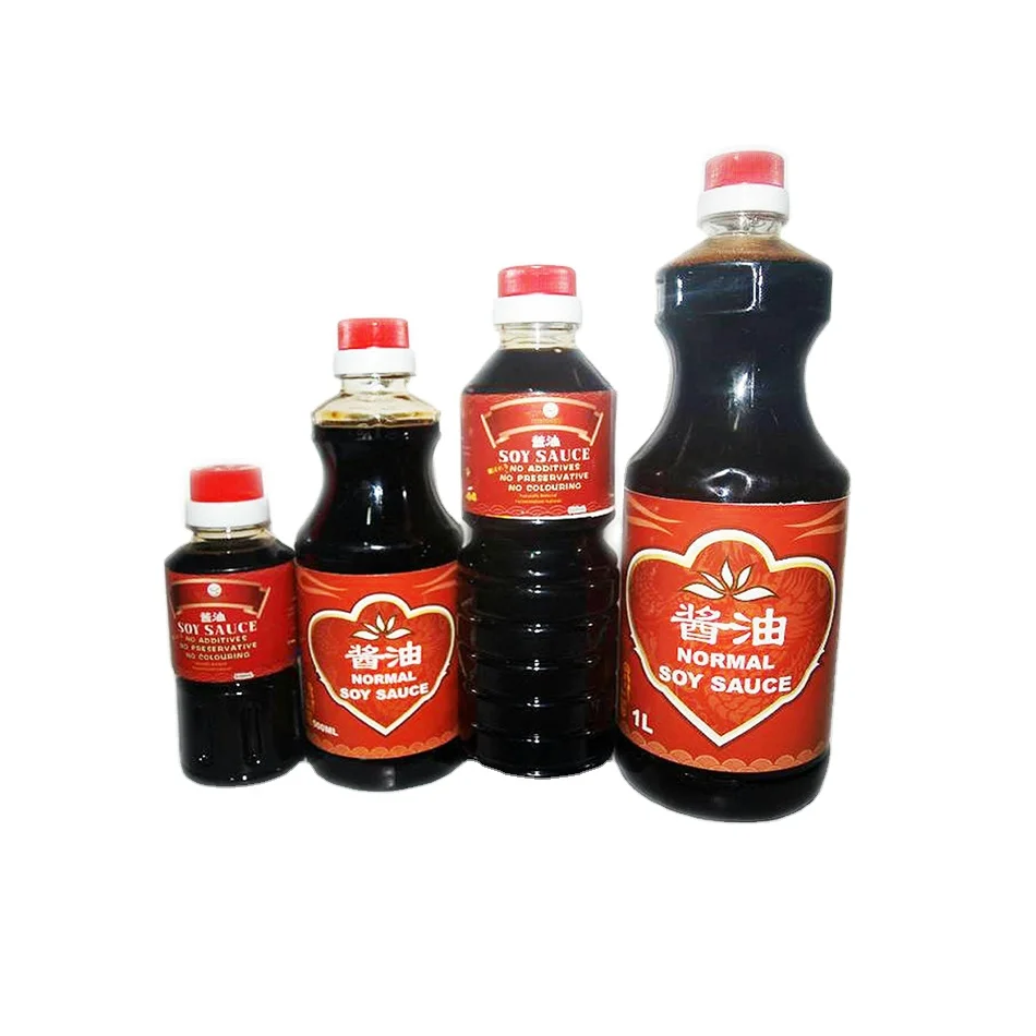 High Quality Bottled Soy Sauce Light and Dark Varieties Brewed Processing Type