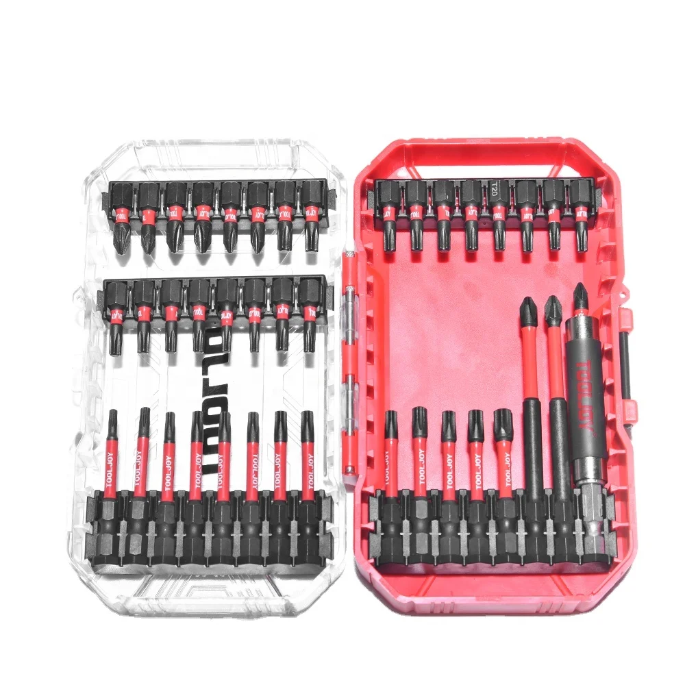 Basics 41-Piece Impact Screwdriver Bit Set - Phillips Slotted and Torx tooljoy