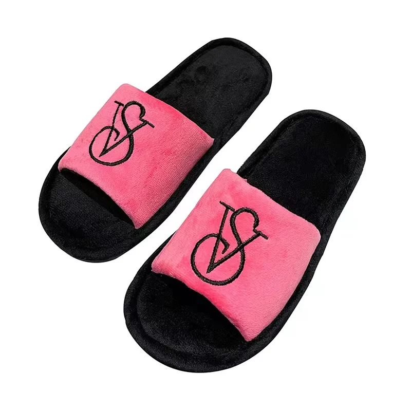 New Hot Cotton Home Slippers Winter Indoor Thermal Charming Women Shoes High Quality Flat Sandals Wholesale