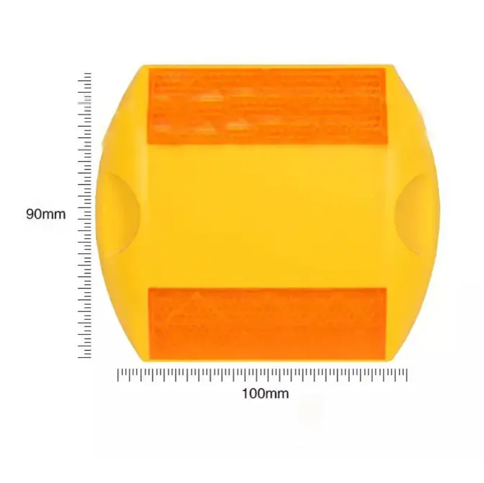 DuraPower Traffic Safety Durable ABS Plastic Roadside Reflector Cat Eye Reflective Road Stud Pavement