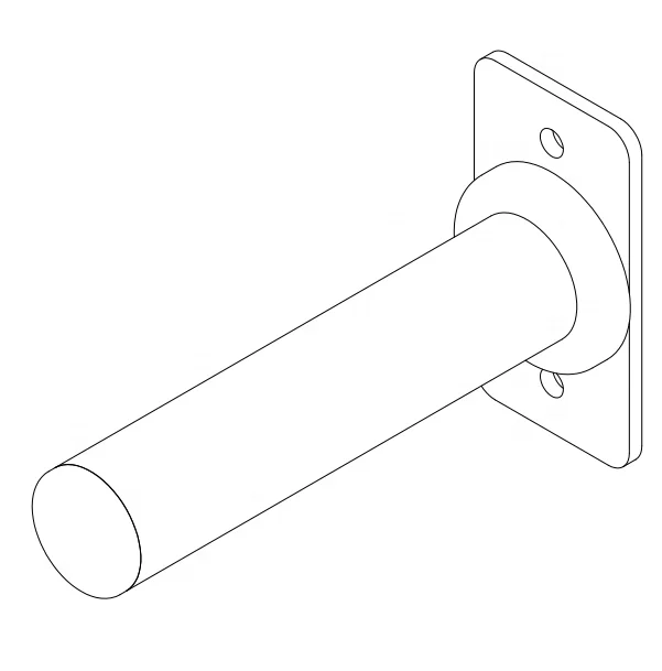 YDYFIT Wall Mounted Weight Plate Storage Pegs Weight Plate Holder