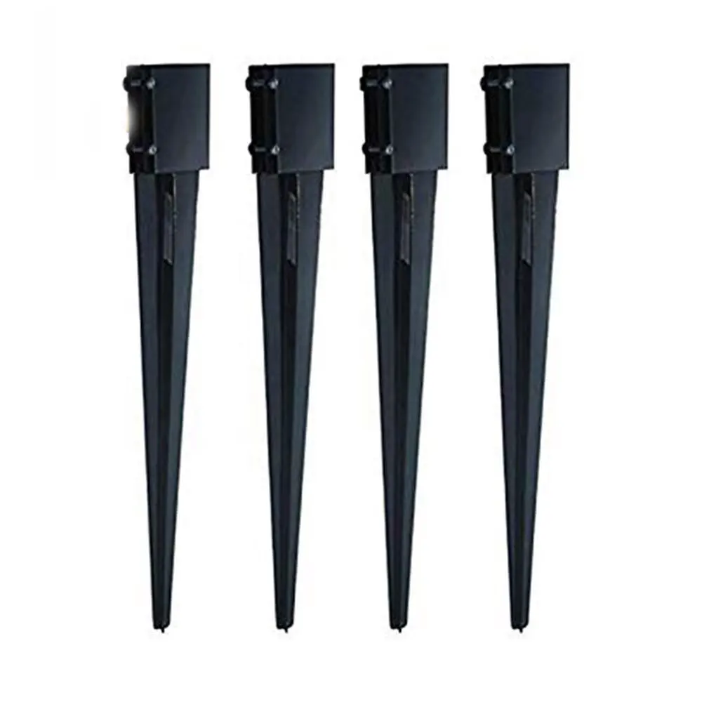 101x150x900 mm Heavy duty zinc coating Galvanized Helical Ground  anchor Pile Pole Anchor to fix wooden pole