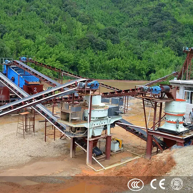 Constructed sand stone make plant quartz slab VSI crusher sand making machines manufacturer