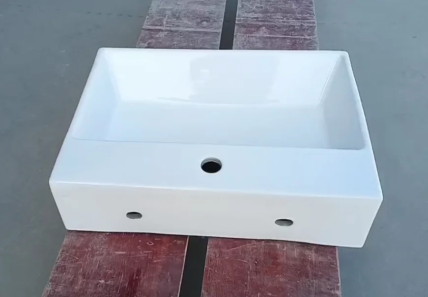 Wholesale ceramic lavatory sink vanity hand wash basin for hotel bathroom sink