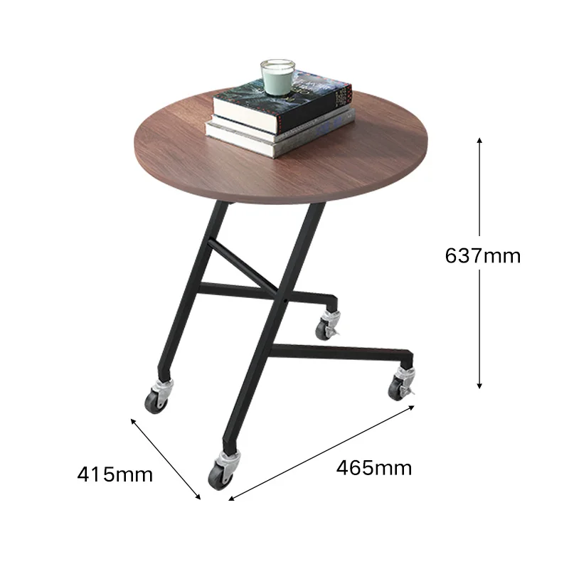 Side Table Decoration Sofa Modern Living Room Furniture Vintage Coffee Side Table With Wheel
