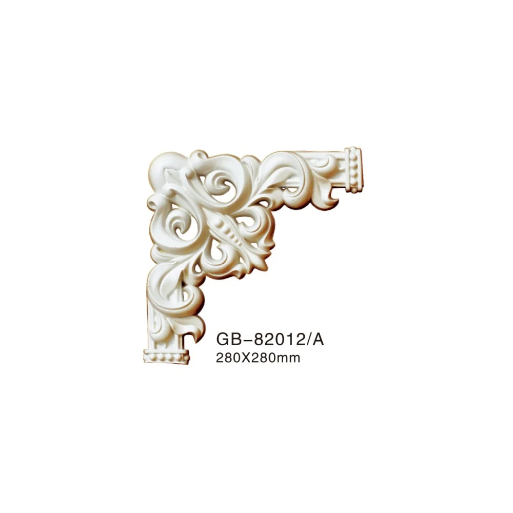 Decorative frame corners Factory price Polyurethane foam wall panel corner moulding Interior decor