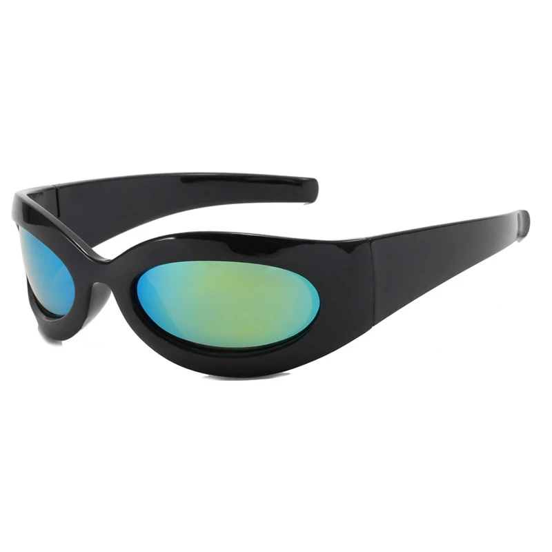 Y2K модные панк футуристические солнцезащитные очки для женщин мужчин дешевые уличные оптом