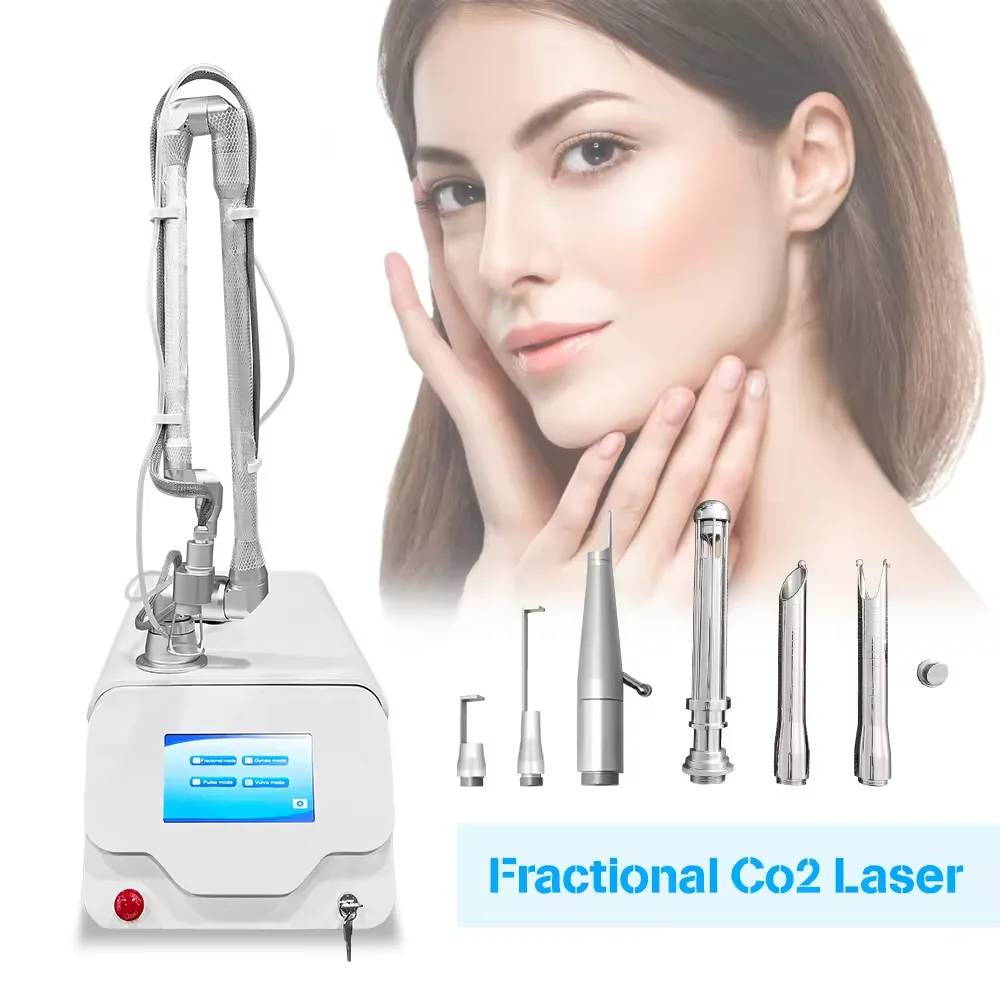 Portable Fractional Co2 Laser RF Vaginal Tightening Rejuvenation Device Co2 Fractional Laser Wrinkles and scars repair machine