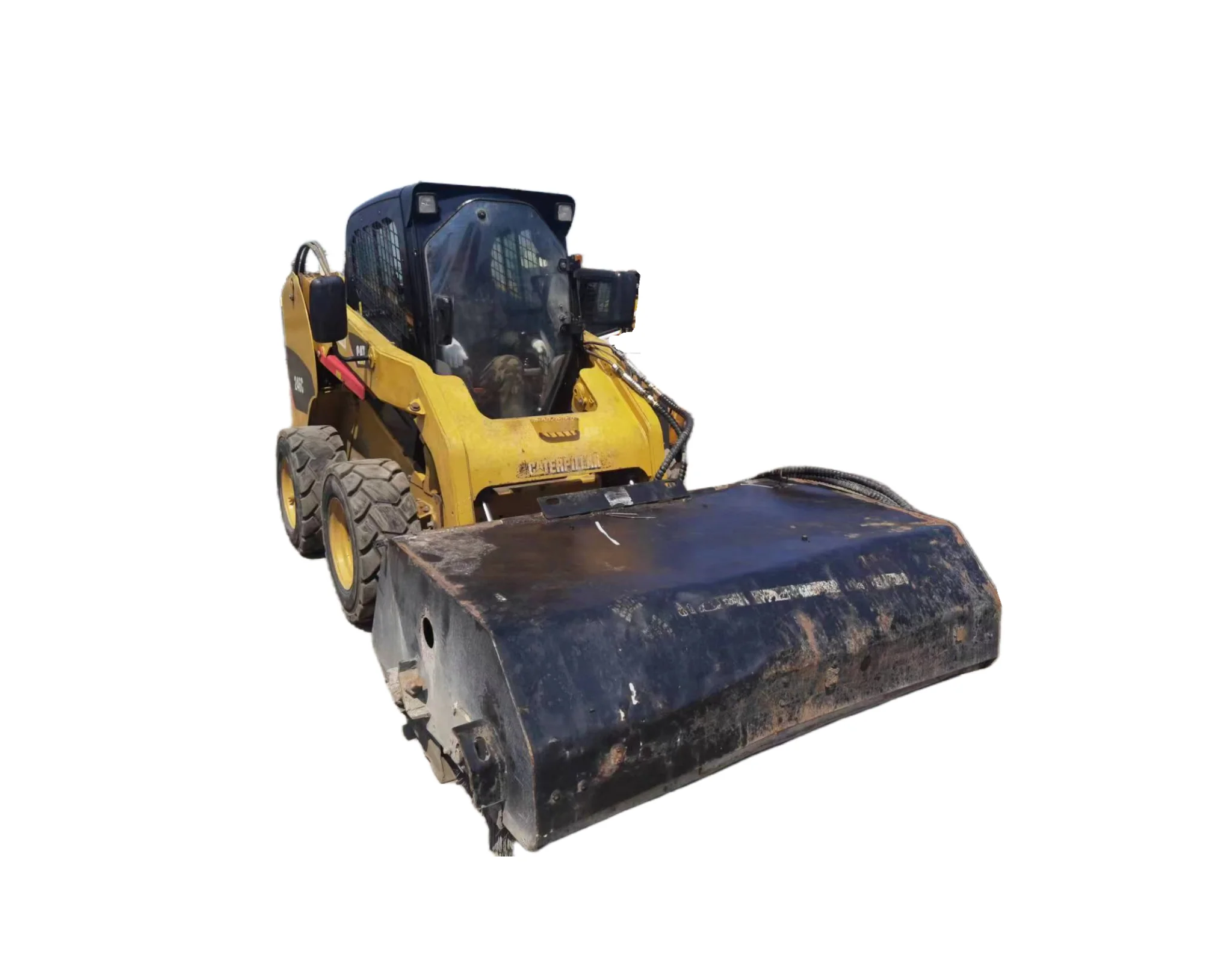 Good Price Used Tires Skid Steer Cat 246C Multi functional small loader for  Road construction new condition good price for sale