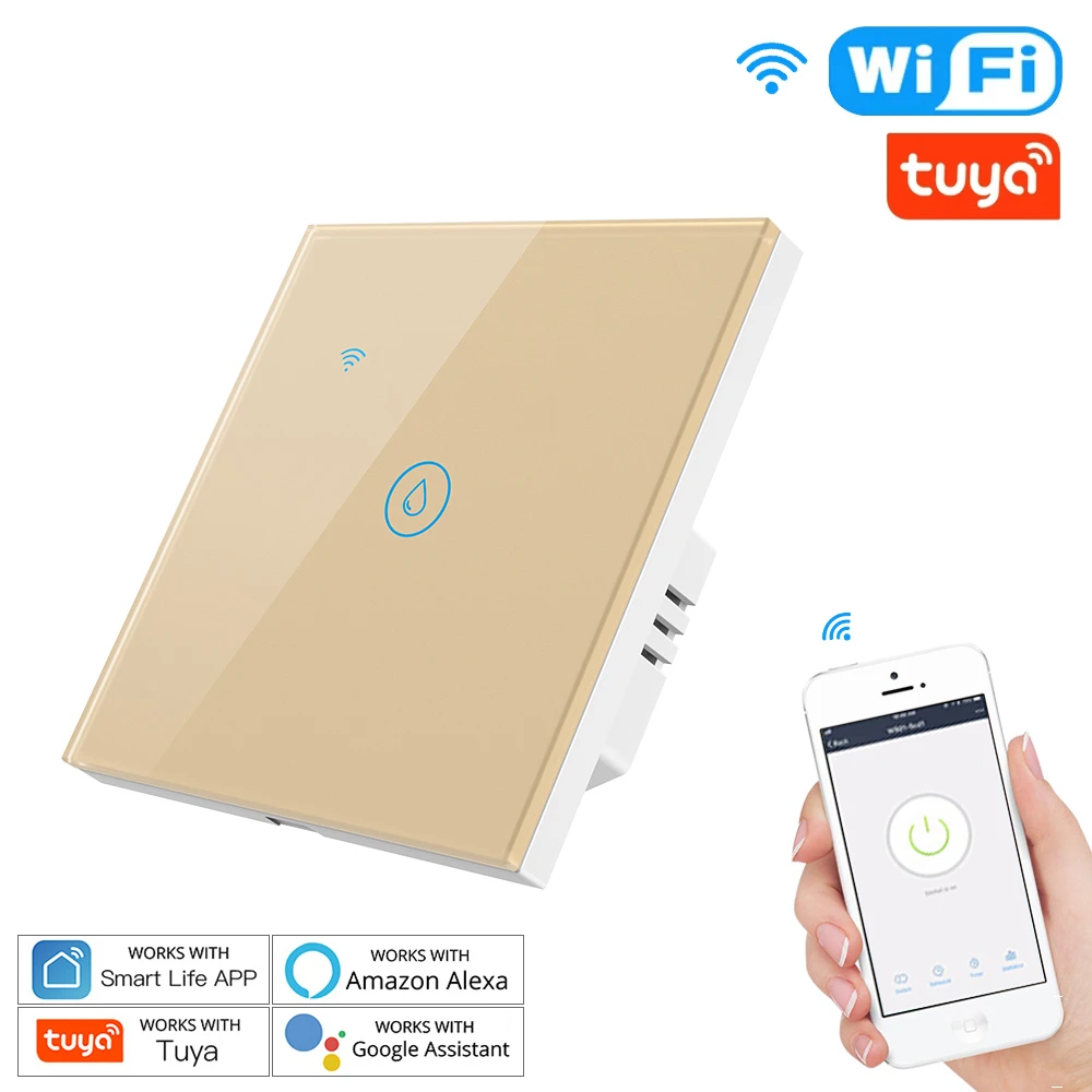 G-Tech Plus Smart Heater Switch EU 2000W Remote Control Timer Wall Touch Water Heater Kits