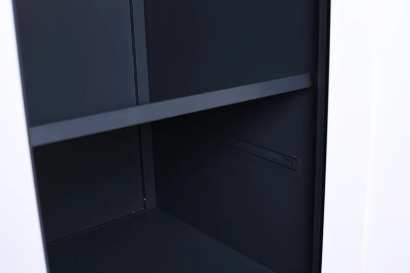 Multi-function office school storage cabinet 10 door double color iron cupboard wardrobe