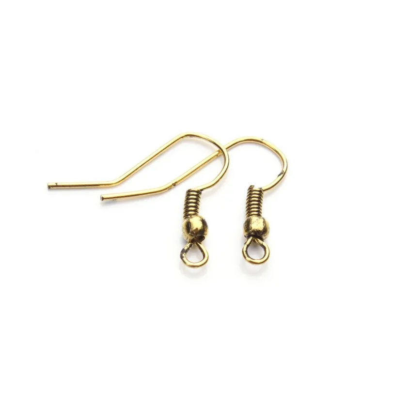 Factory direct sale OEM/ODM stainless steel gold plated earring hooks diy
