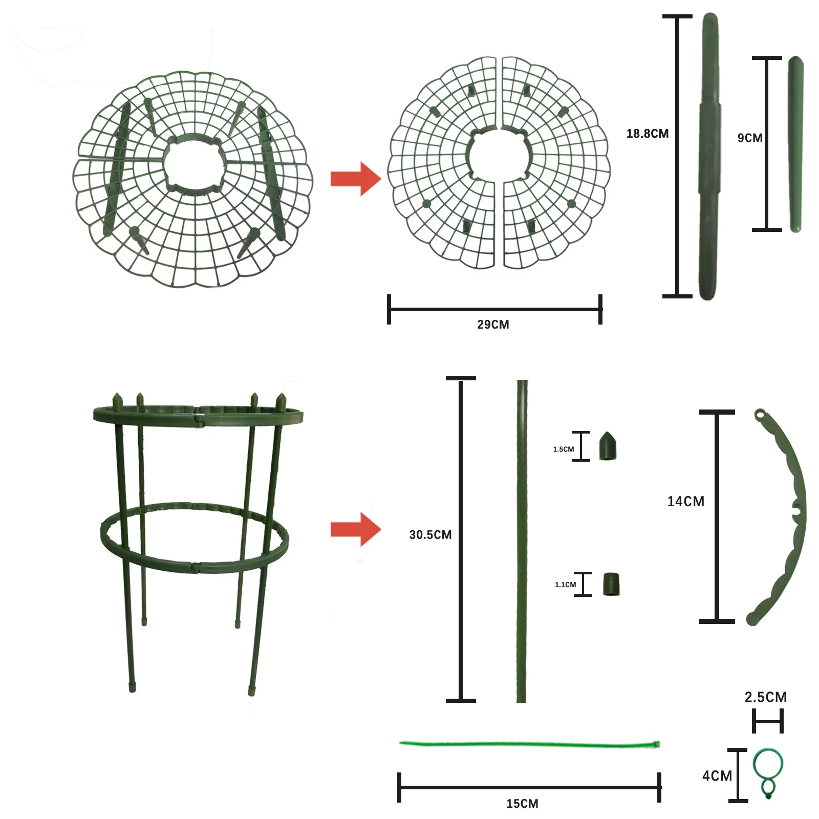 YEGBONG OEM Strawberry Stand Frame Holder Balcony Planting Rack Fruit Support Plant Flower Climbing Vine Pillar Gardening Stand
