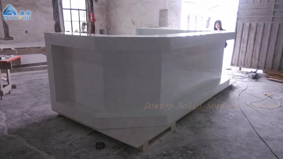 Commercial led aquarium blue bar counter