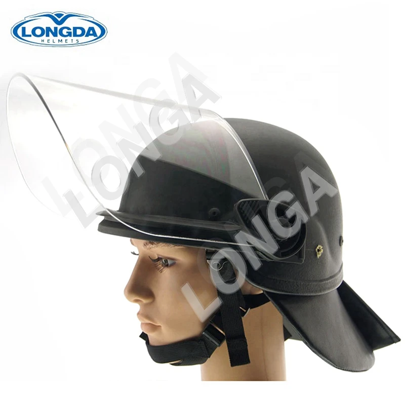 High quality professional design police bulletproof helmet with visor