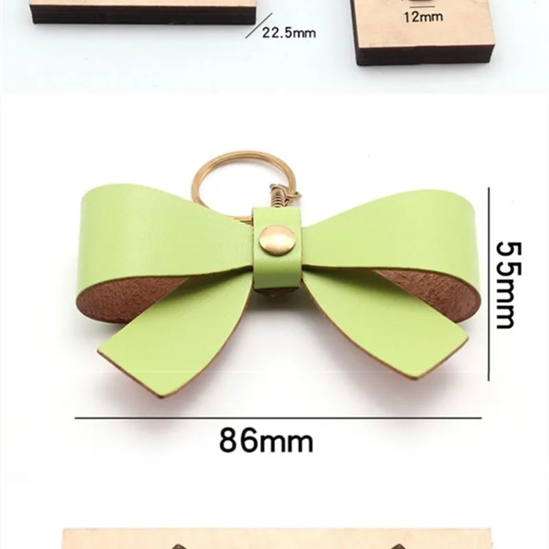 3pcs Bowknot Wooden Mold Leather Cutting Press Scrapbooking Book Leather Cutting Mold Wood die Cut Bow clicker Press