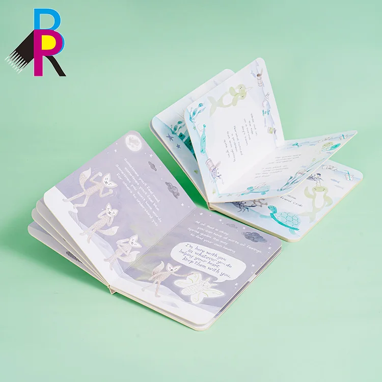 OEM custom eco friendly soy ink early learning activity books kids