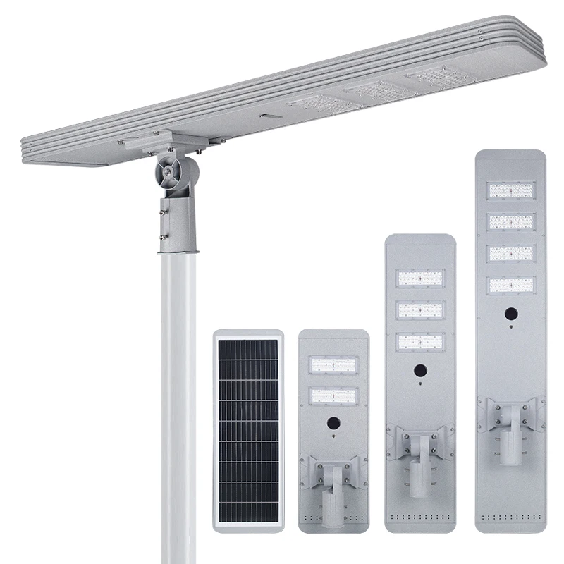 high quality endurance automatic integrated solar powered led street light 100w all in one outdoor road