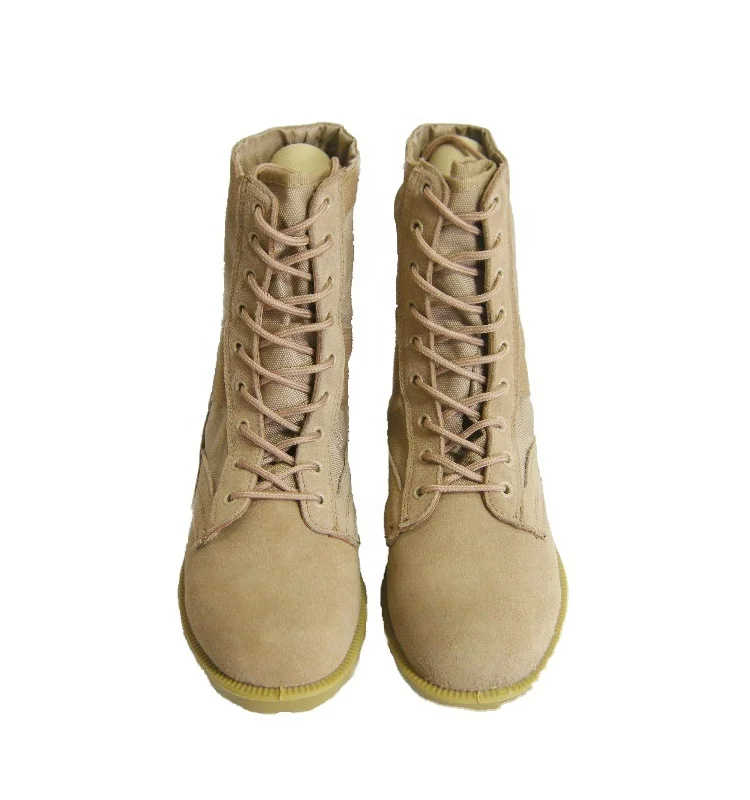 Jungle shoe hot weather dms beige hiking boots jungle shoe for men