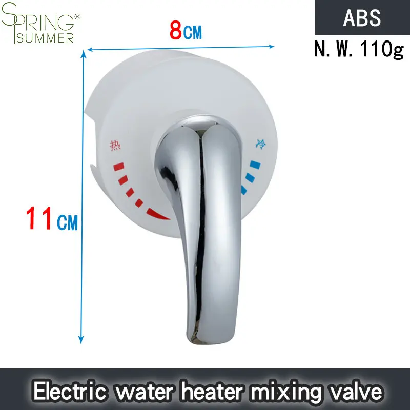 SPING SUMMER Plastic Electric Hot Water Heater Mixer Tap Electric Water Heater Faucet