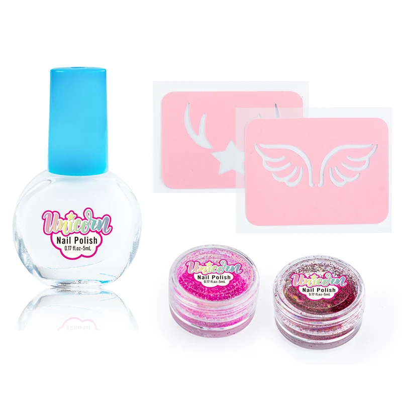 Children Fashion Beauty Dress Up Stickers Accessories Toy Kids Washable Glitter Tattoos Sticker Toys