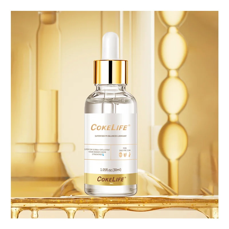Cokelife OEM 510k Plant Extracts Lubricant Natural Edible Lube Gel Yoni Care Lubricant Oil For A Deep Drawing