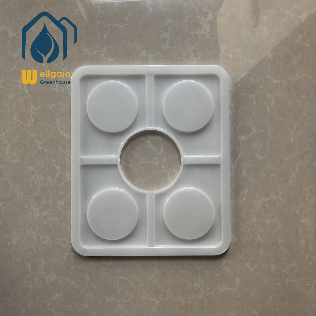 Bato bucket with single hole lid net pot dutch bucket for hydroponic system from china