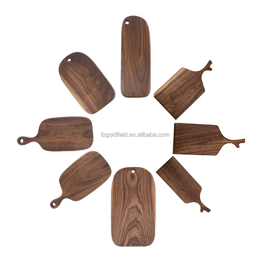 Restaurant Wooden Western  Spot  Plate Sushi Pizza Steak Bread Tray Baking Utensils Wooden Pizza Board