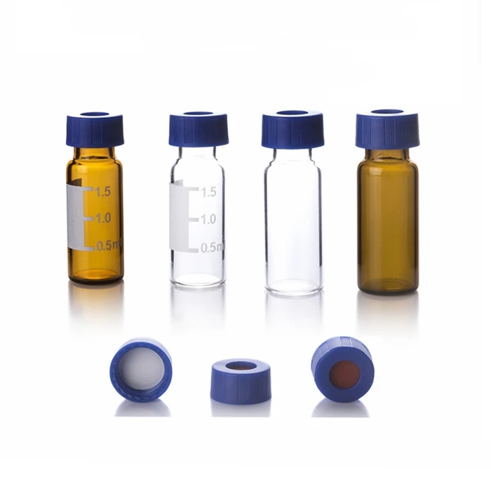 Lab 2ml HPLC chromatography PTFE cap septa for auto sampler vials