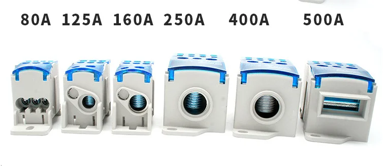 High Quality Brass Conductor Power Distribution Electrical terminal ukk Junction Box