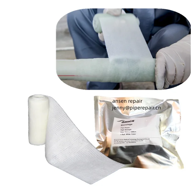 Super Strong PVC Leakage Repair Waterproof Sealing Tape Water Activated Fiberglass Wrap bandage