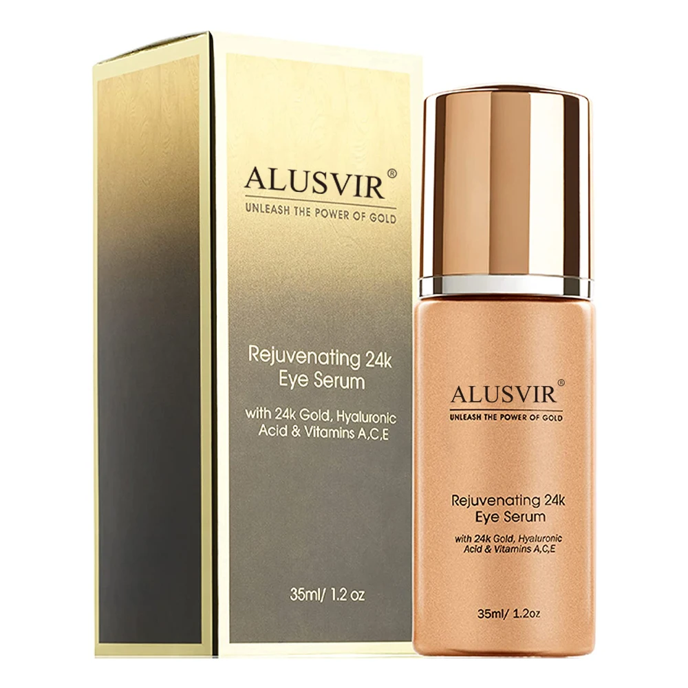 Private Label Eye Cream Best Anti Aging Wrinkle Firming 24k Gold Under Eye Shadow Bags Dark Circle Removal Eye Serum