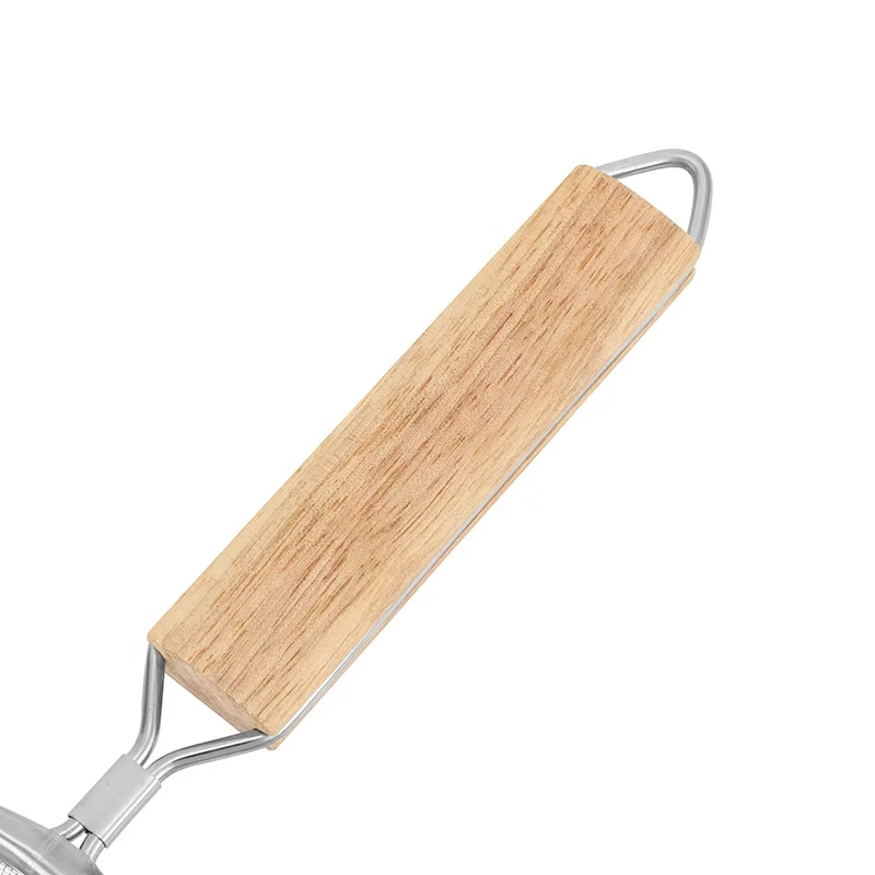 FUTIAN High Quality Stainless Steel Slotted Spoon Kitchen Drain Noodles Fried Hot Pot Mesh Strainer Accessory Oil Leak Filter
