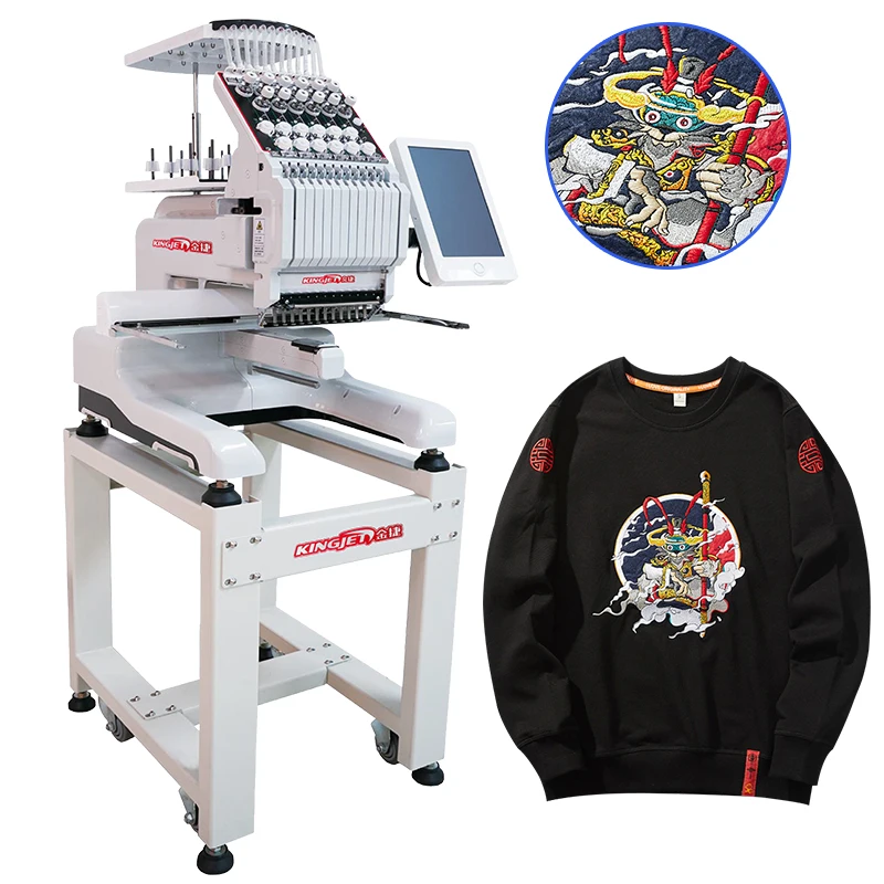 EM-1010 15 видов цветов Компьютеризированная швейная автоматический вышивальная