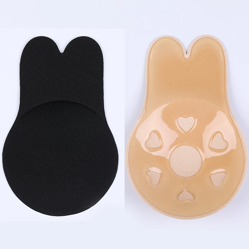 
Invisible Breast Lifting Boob Tape Sticky Bra Sexy Ladies Rabbit Ear Pull Up Bh Adhesive Bra 