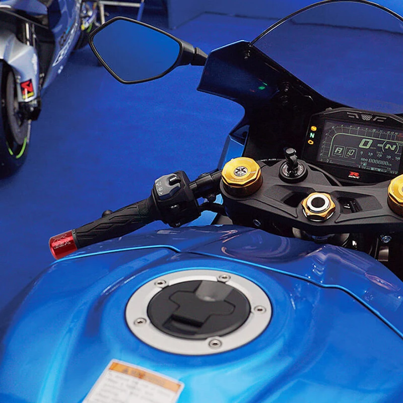 RTS Motorcycle Bar Ends CNC Aluminum Handlebar Grips Bar End Caps For Suzuki GSXR600 GSXR750 GSXR1000 GSX-R 600