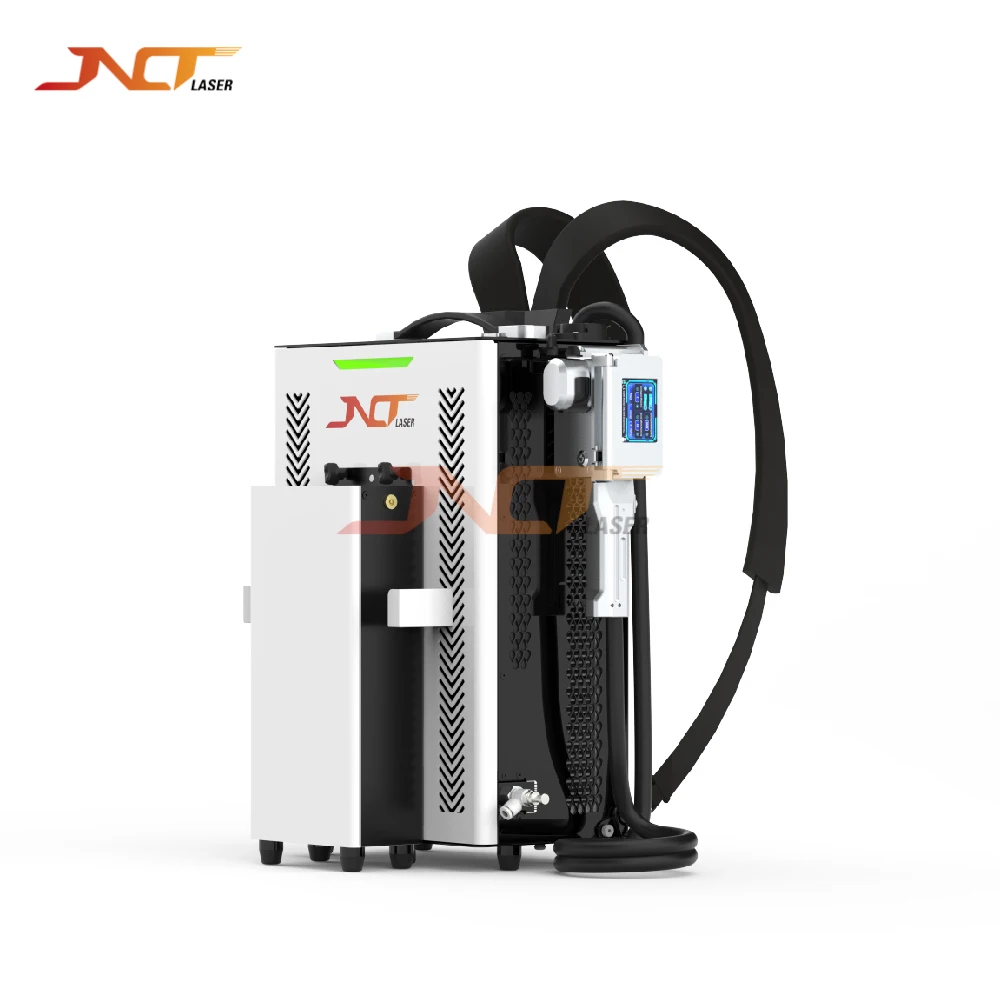 Good price exported type 200W Battery Backpack Pulse Laser Cleaner fiber laser cleaning machine for metal wood oil cleaning