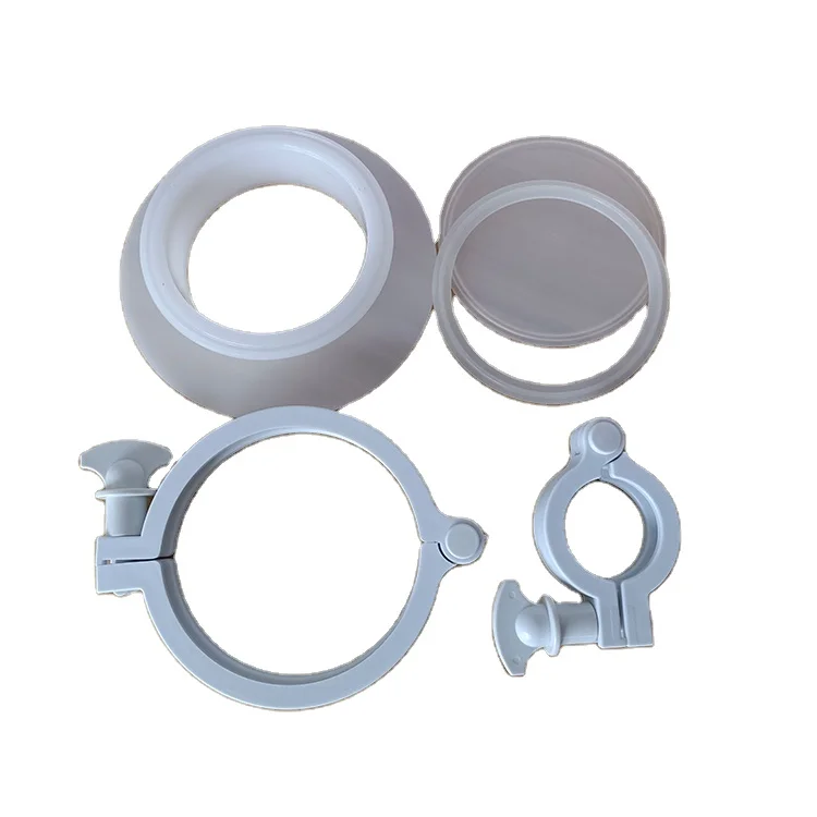 Professional standard PA66 plastic medical sanitary clamp nylon tc clamp