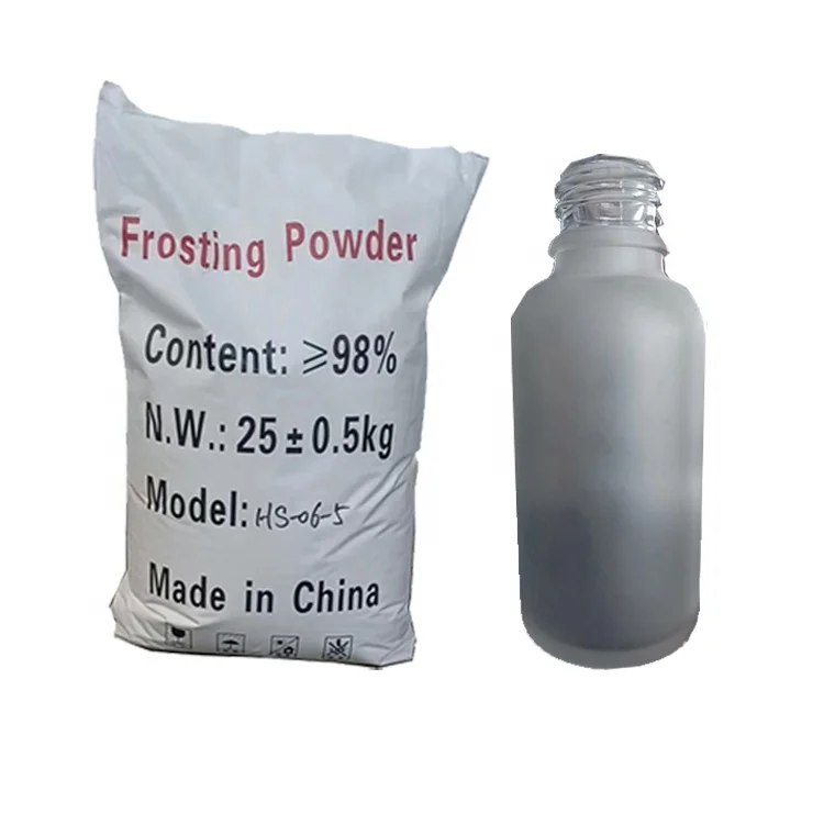 Customize Glass Frosting Agent Low Transparent Decorative Glass Material Frosting Glass Frosting Powder Powder