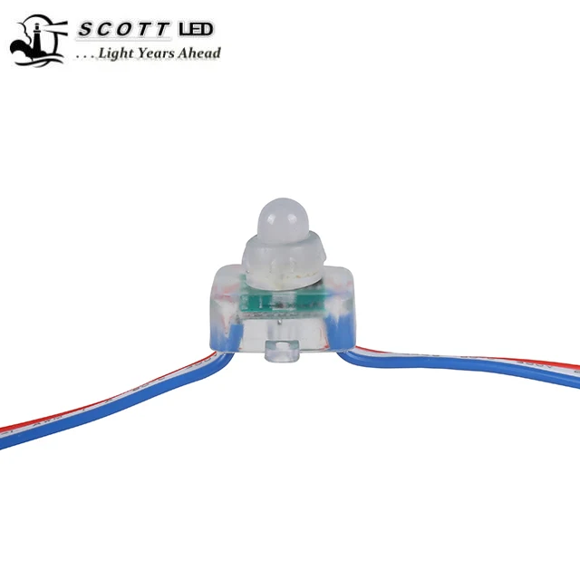 Square WS2811 LED Shape 20AWG DC12V Plastic IP67 Christmas Display 12V Luces Led 60 90 Theme Park Light Strings Pure Copper Wire