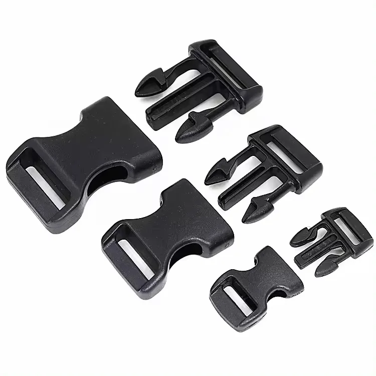 Wholesale Quick Side Release Buckles Dual Adjustable Plastic Buckle for Bag Webbing