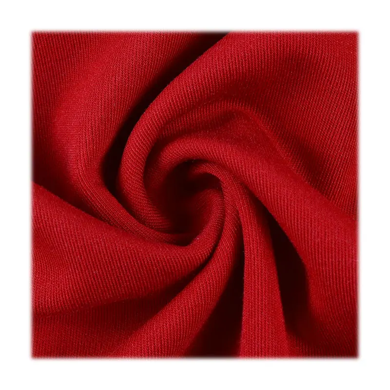 
Modal has two sides and two bullets 80modal 20spandex fabric with shirt 
