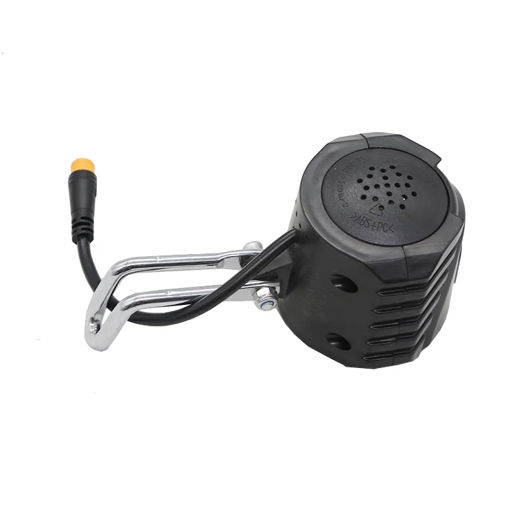 LED Electric Bike Front Light 48V Universal Bicycle Horn Switch Headlight Waterproof Ebike Safety Warning Lamp