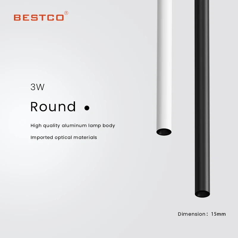 Bestco Single led Pendant Light Long Tube lamp Modern Kitchen Dining Room Bar Counter Shop hang lamp Cylinder Pipe Pendant Light