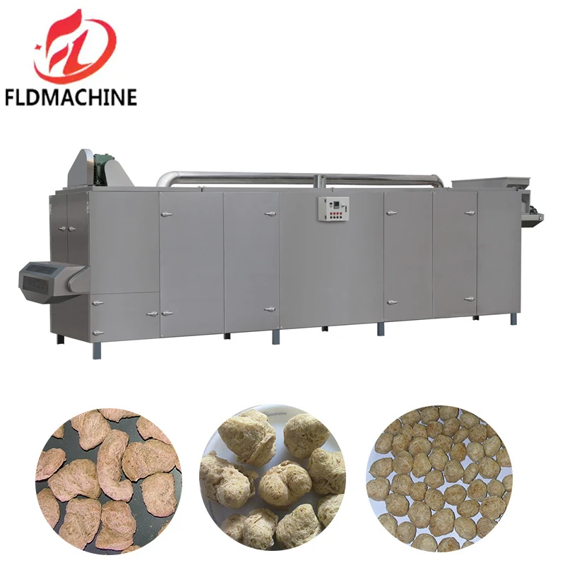 Hot sale  soya meat chunks nuggets making machine soya nugget making machine